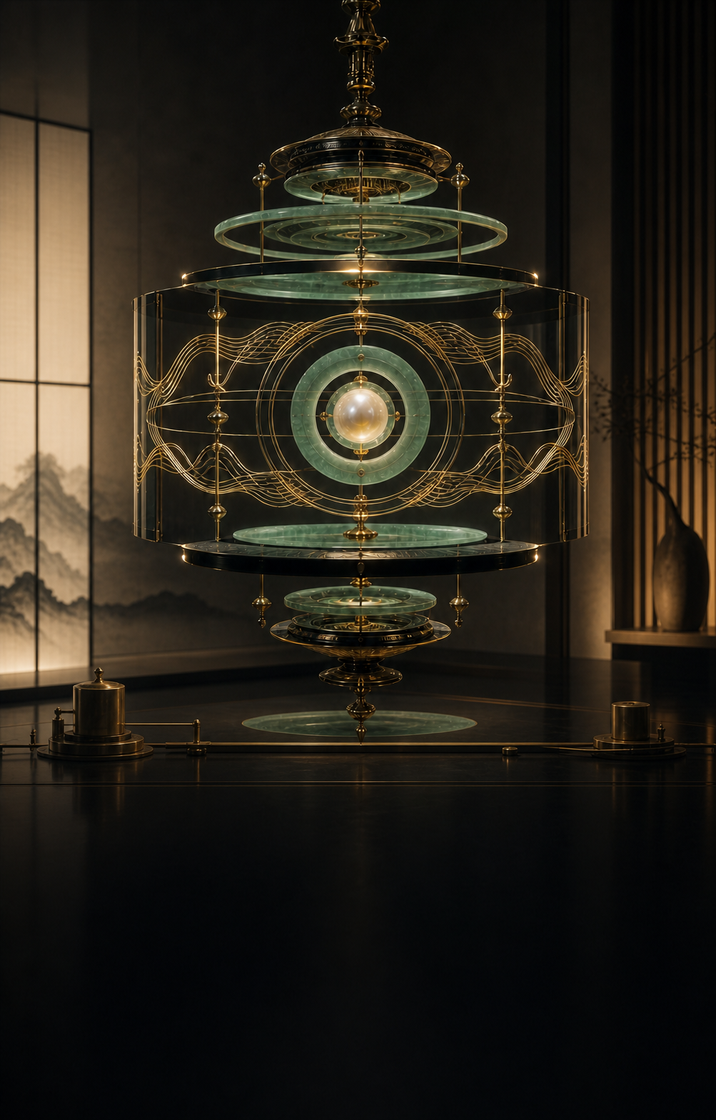 Conceptual experimental instrument inspired by wave structures